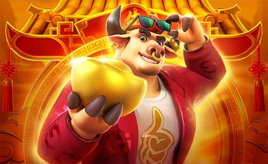 Arte oficial de Fortune Ox, da PG Soft