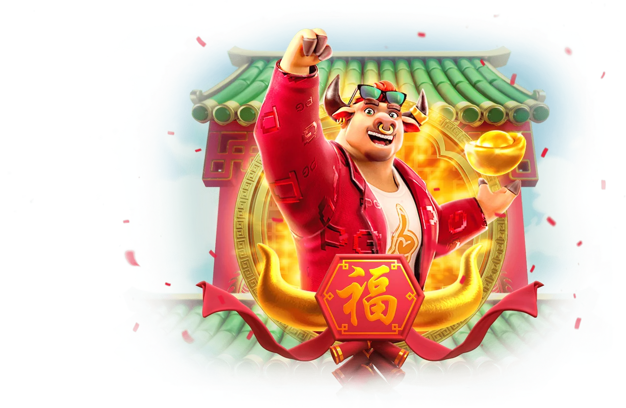 Arte oficial de Fortune Ox, da PG Soft